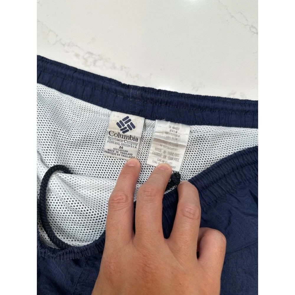 Vintage Columbia Sportswear‎ Navy Blue Trunks Mens M 90s & 00's AM4022 Blokecore
